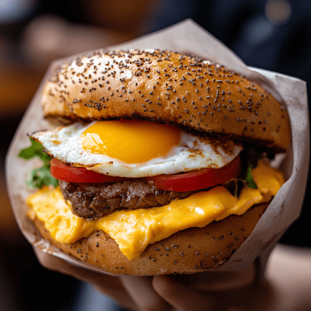 Is steak egg and cheese bagel back?