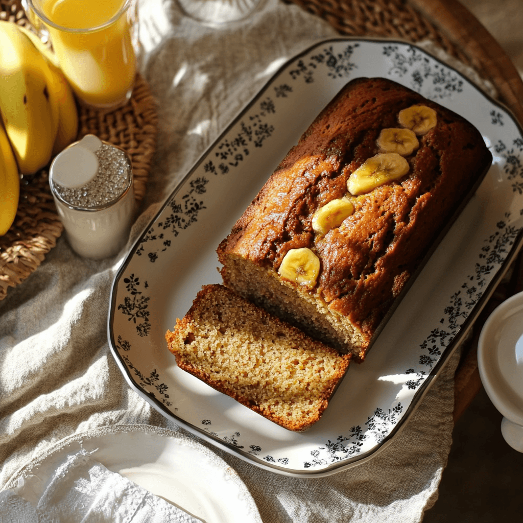 What are the ingredients in Pillsbury banana bread mix?