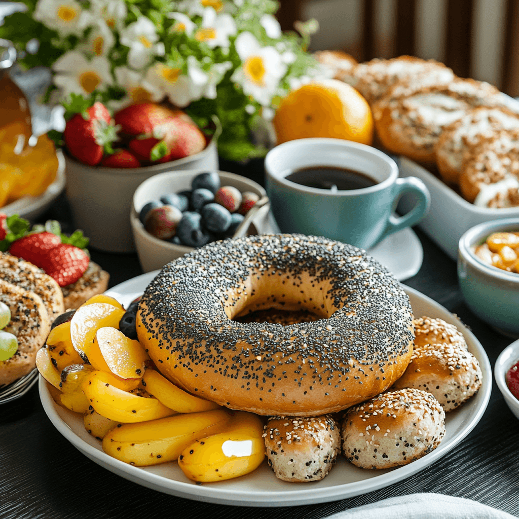 What is a poppy bagel?