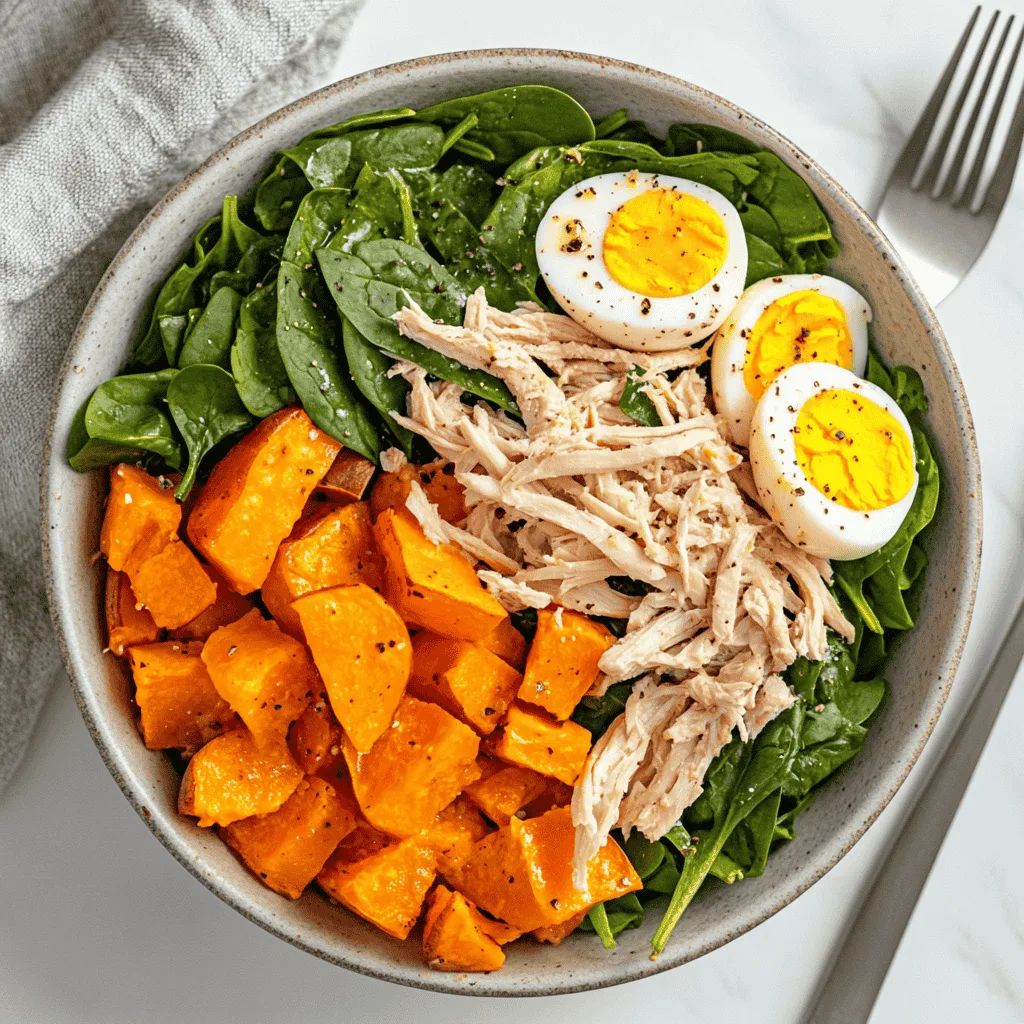 Healthy Chicken Breakfast Bowl with Vegetables