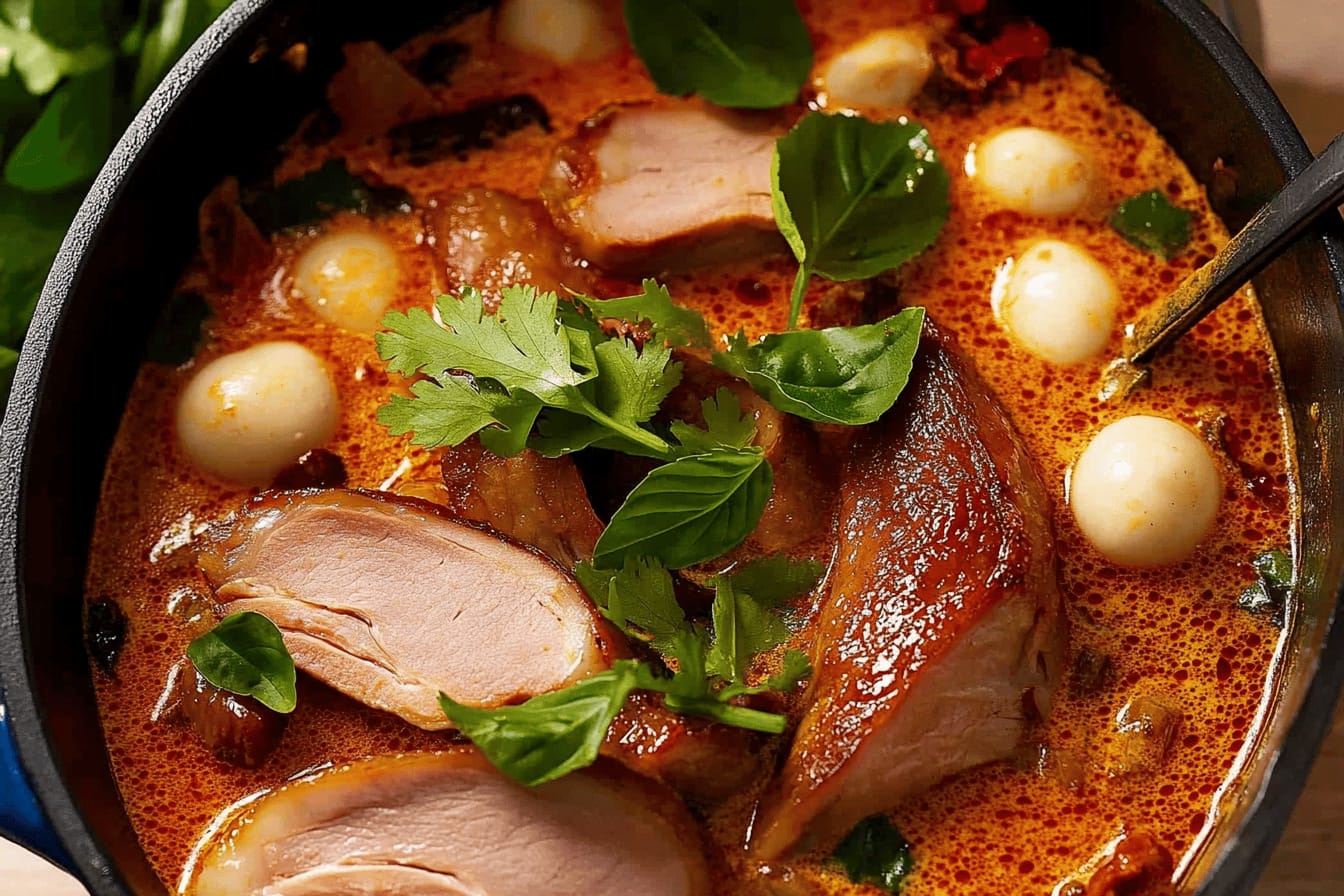 Authentic Thai Red Duck Curry Recipe