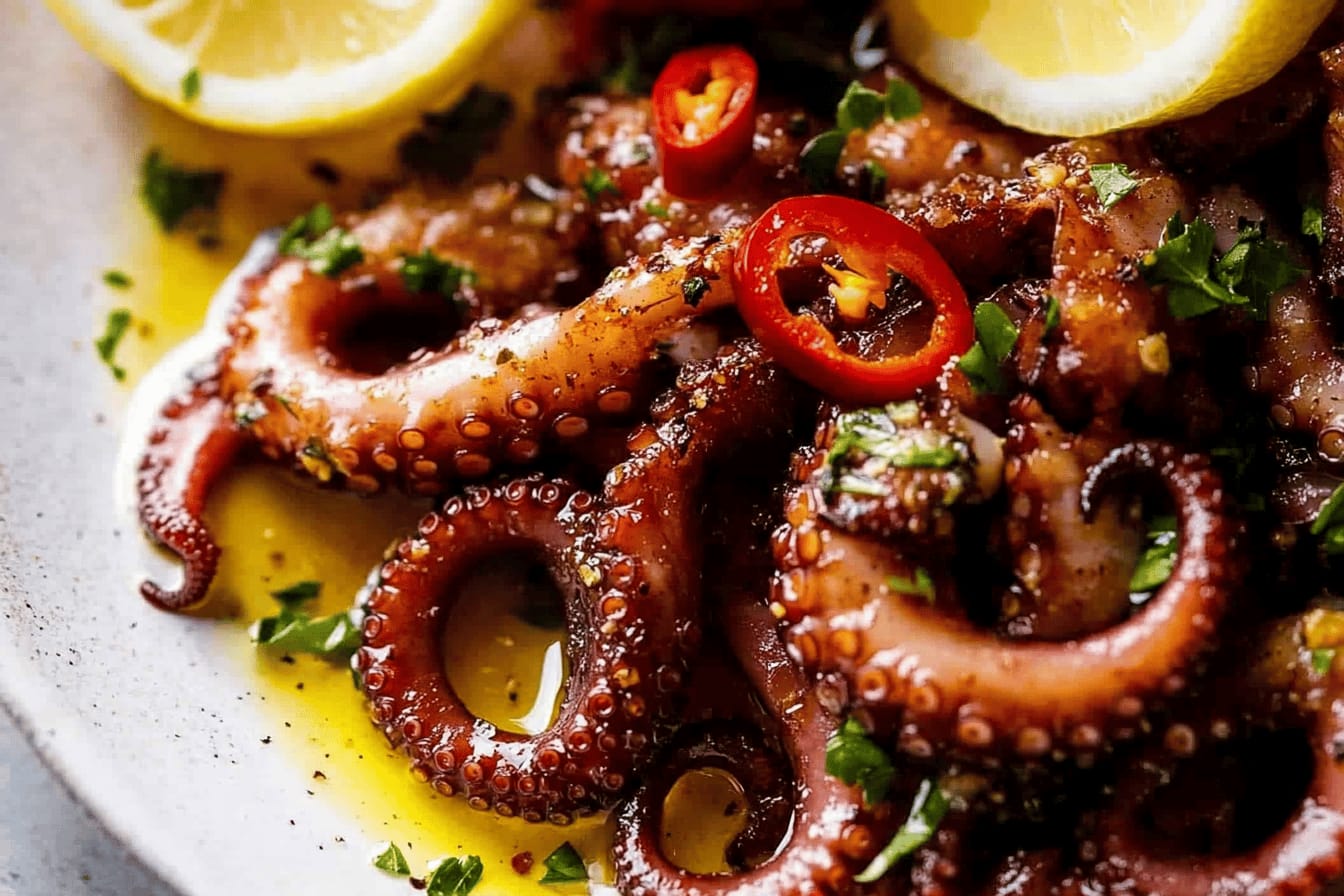 Crispy Marinated Baby Octopus Recipe