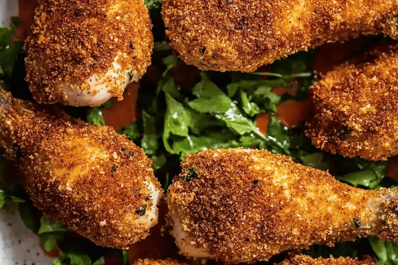 Crunchy Crumbed Chicken Drumsticks Recipe