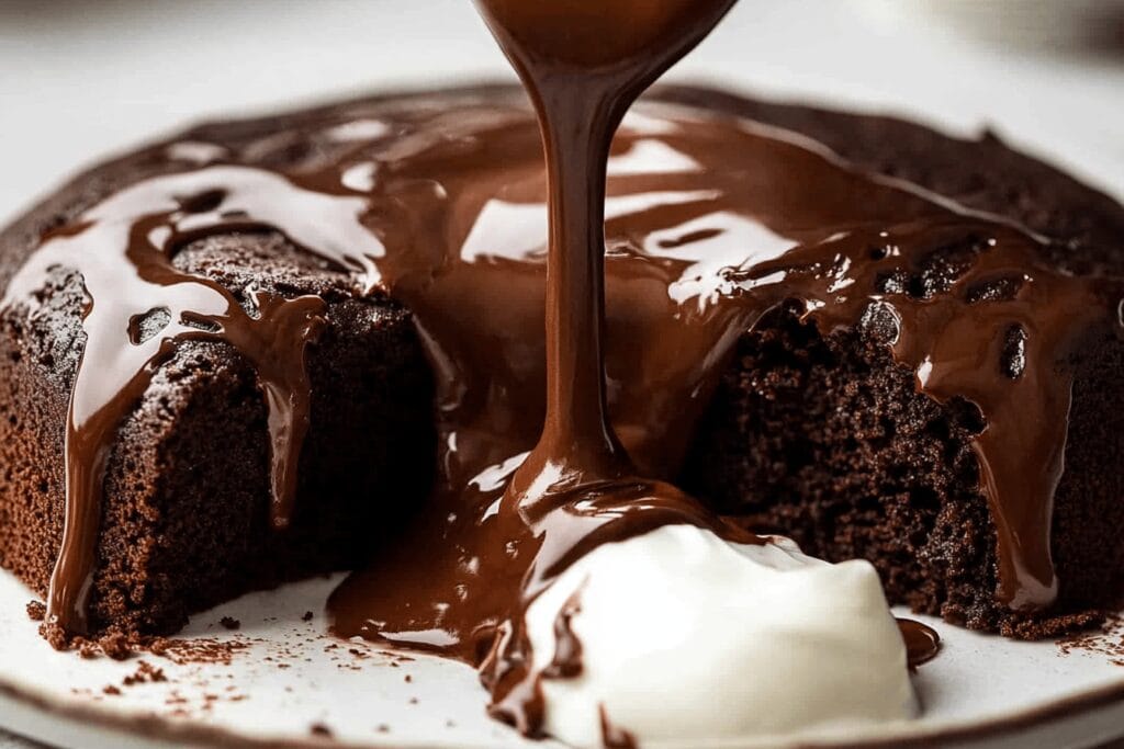 Decadent Hot Chocolate Fudge Cake Recipe