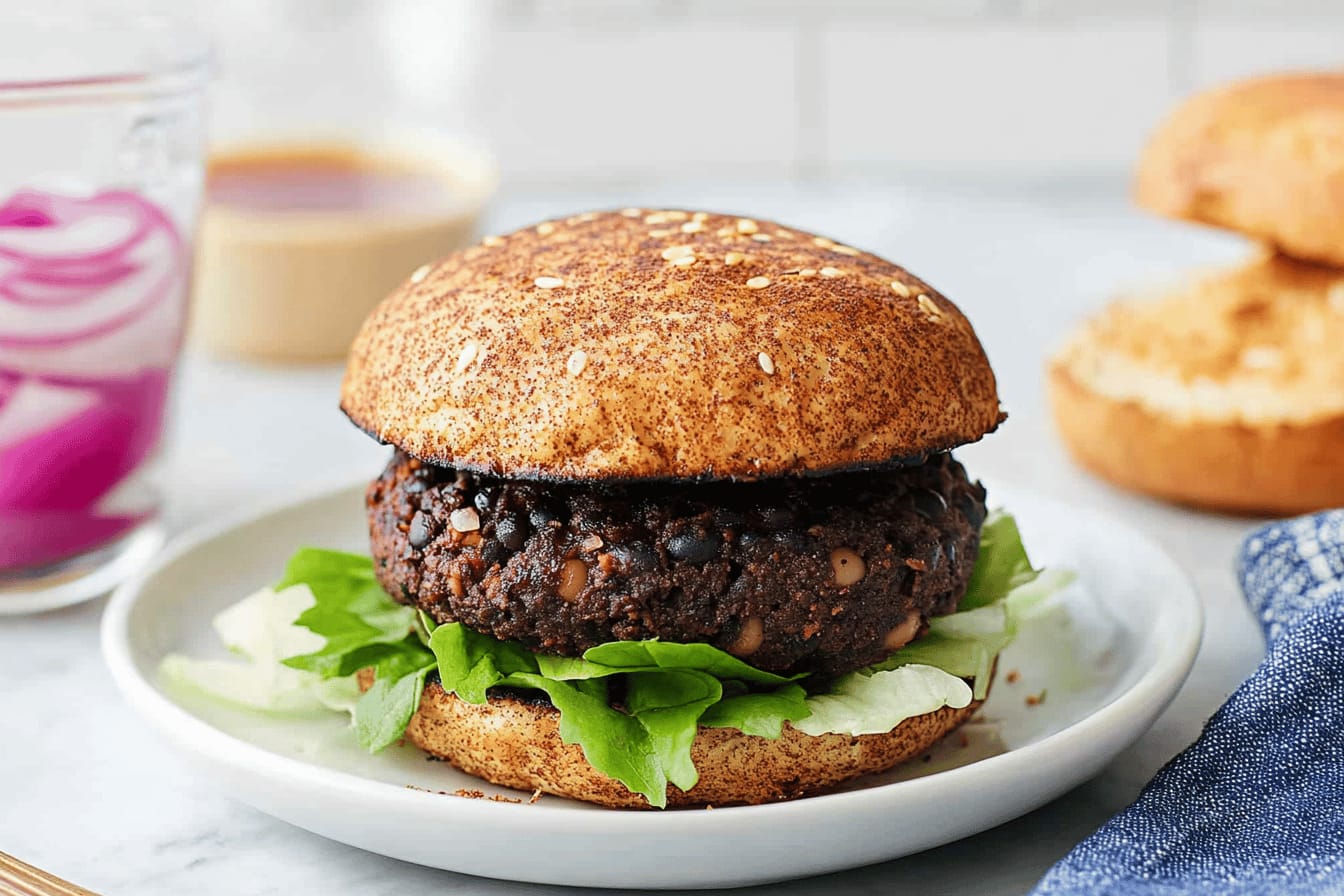 Delicious Homemade Black Bean Burger Recipe