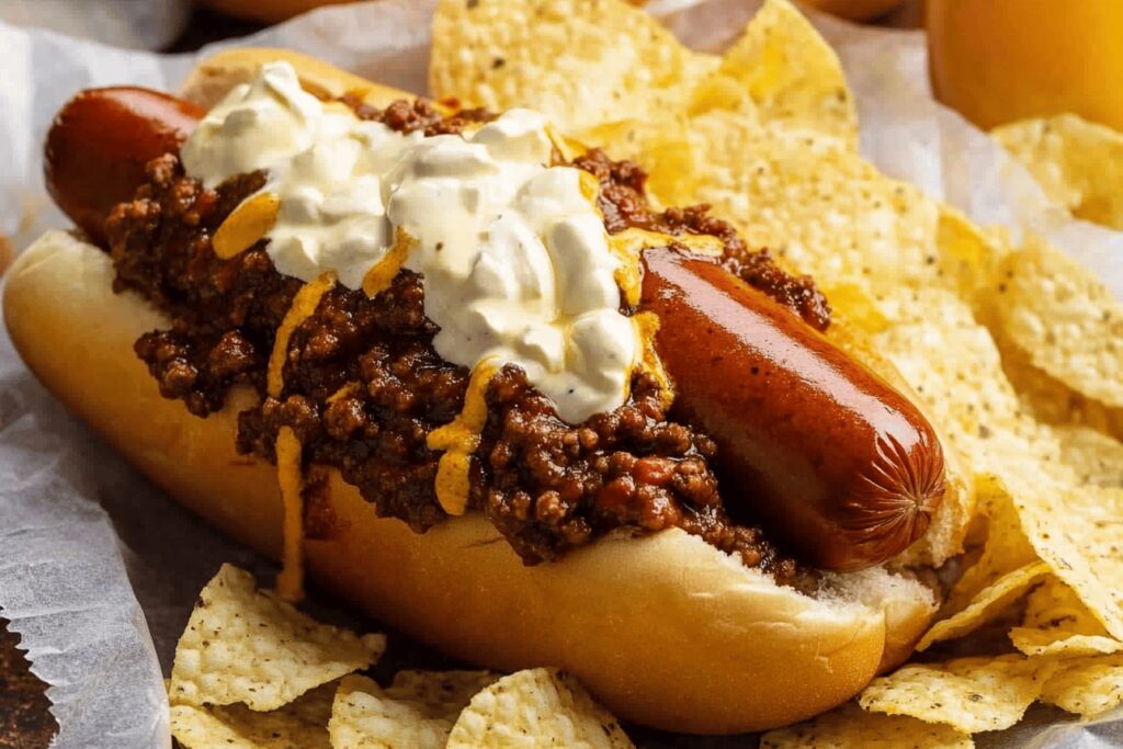 Delicious Homemade Chili Dogs Recipe