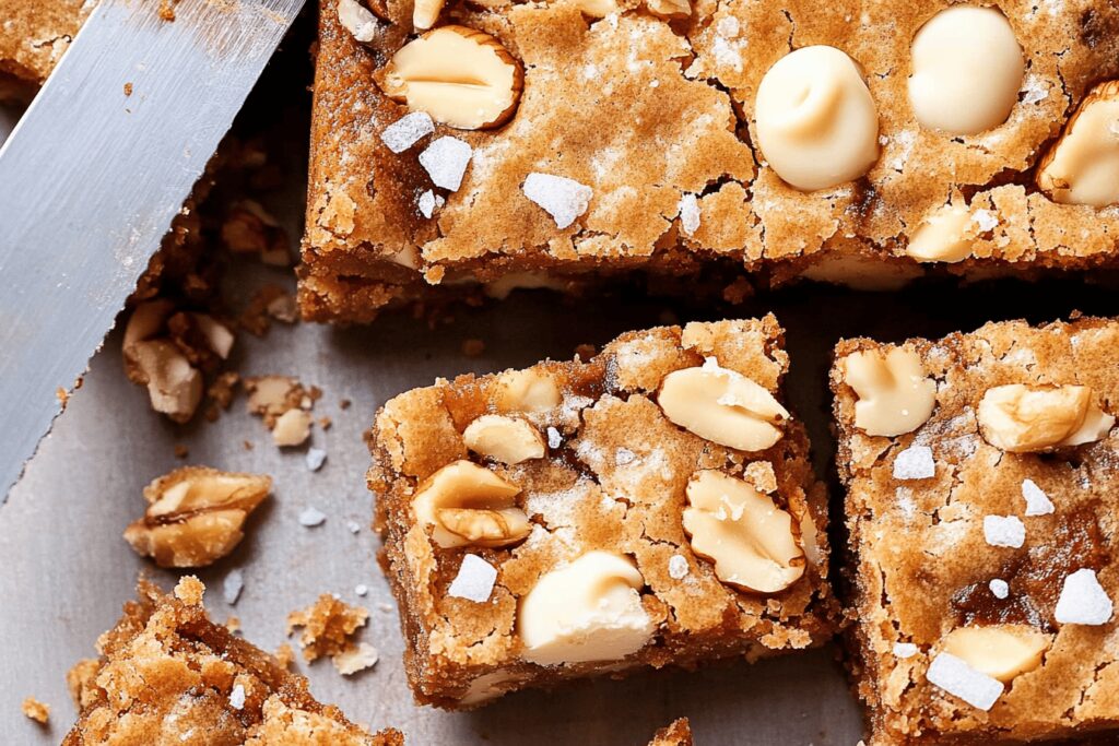 Deliciously Chewy Blondies Recipe