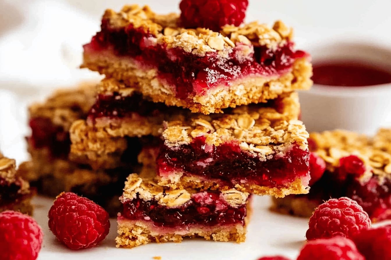 Easiest Raspberry Jam Bars Recipe