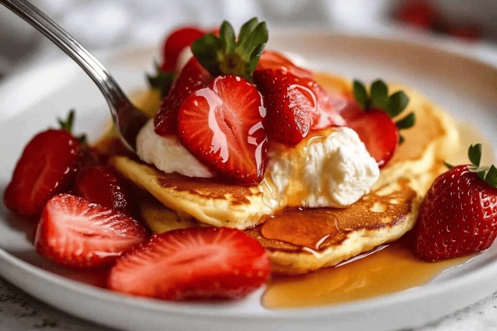 Fluffy Ricotta Pancakes Recipe