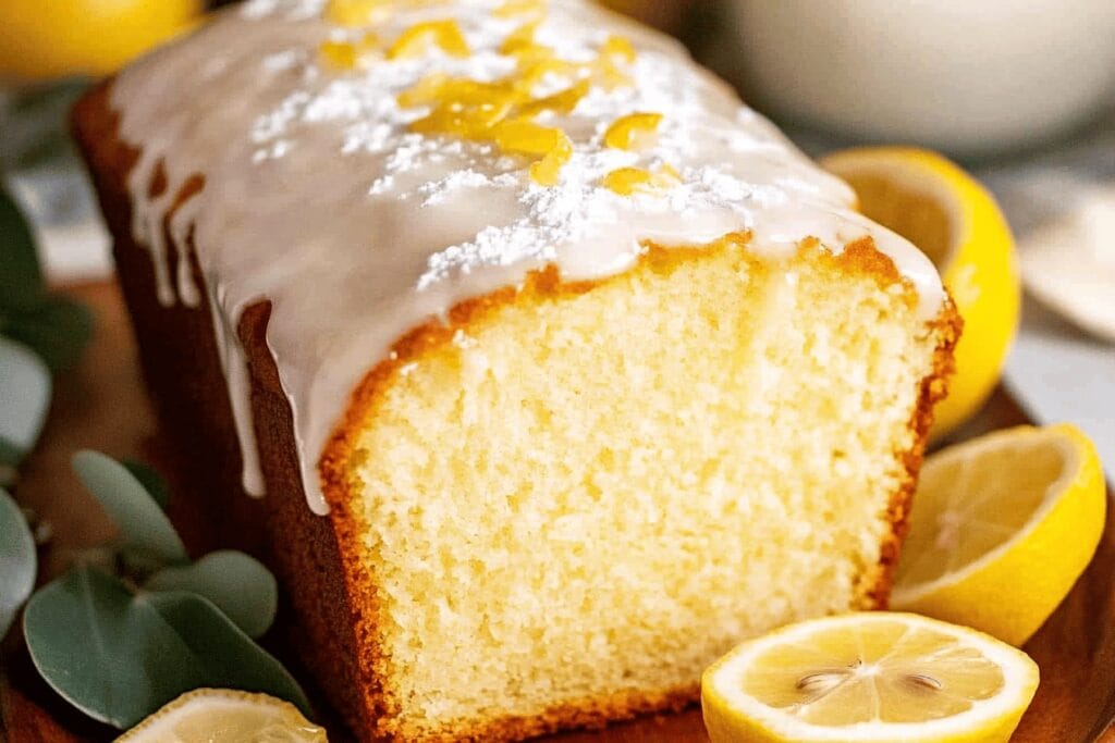 Glazed Lemon Loaf Quick Bread Recipe