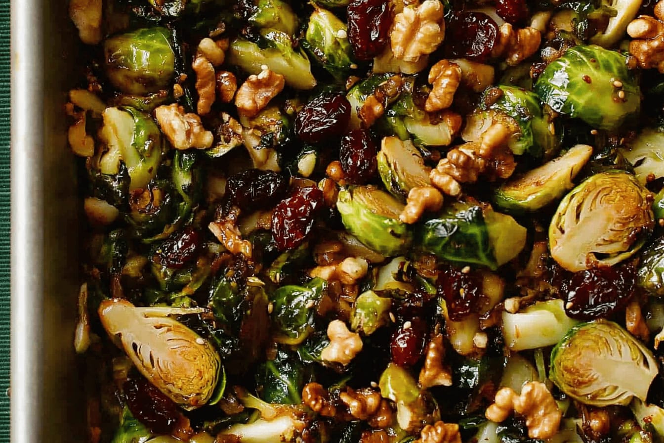 Gochujang Butter Brussels Sprouts Recipe