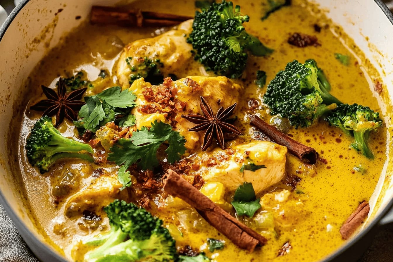 Golden Coconut Chicken Curry Recipe