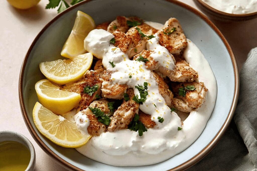 Lebanese Lemon Garlic Chicken Recipe