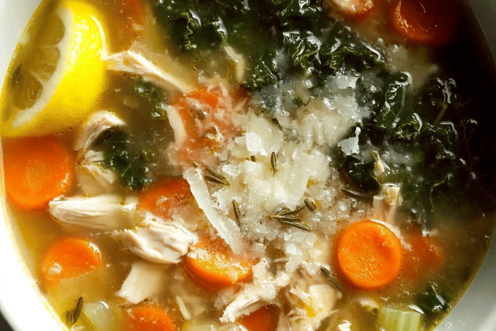 Lemon Rosemary Chicken Soup Recipe