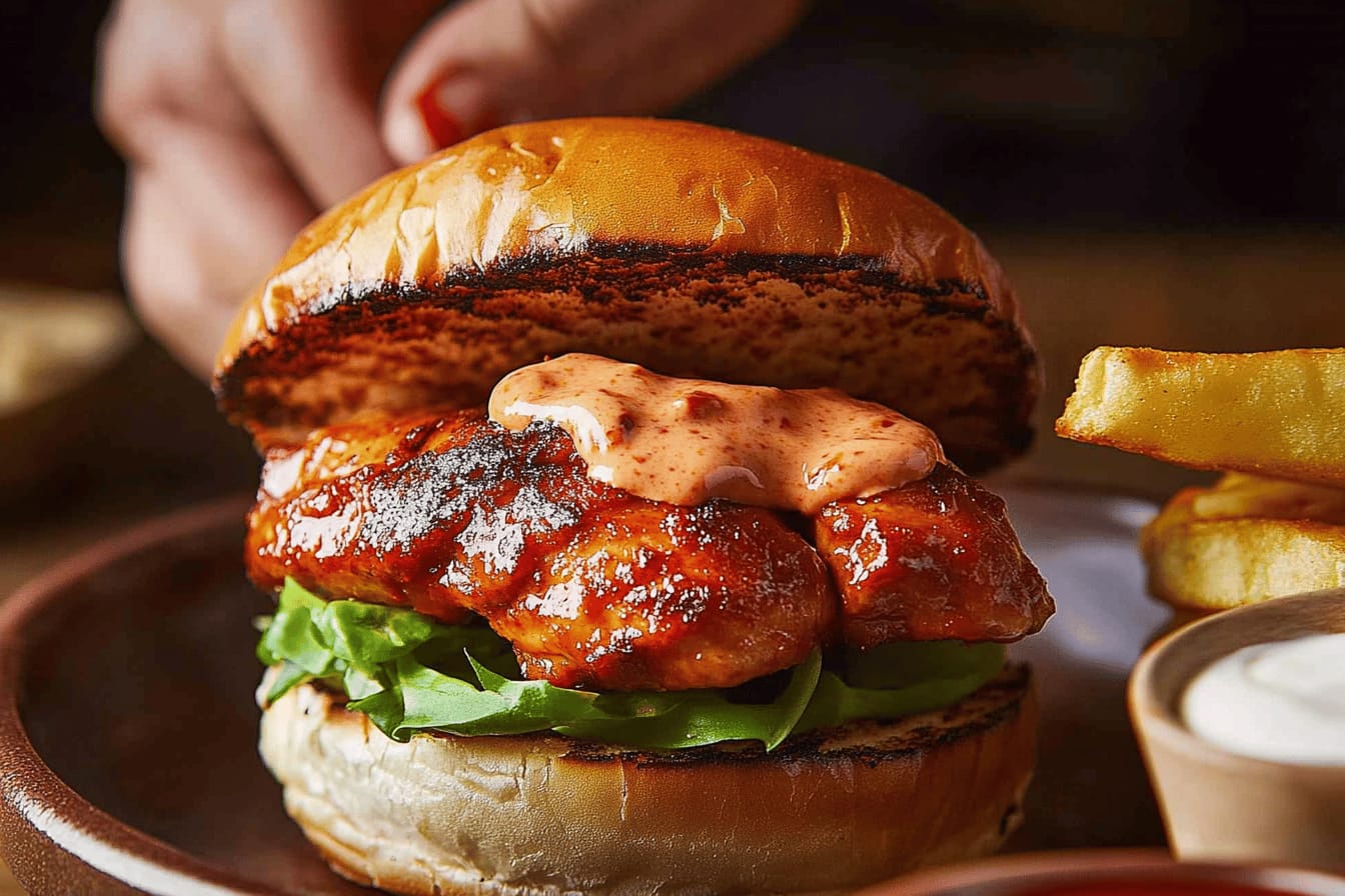 Nando's Style Peri-Peri Chicken Burger Recipe