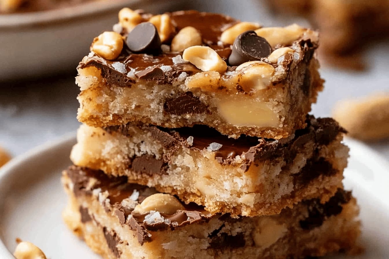 No-Bowl Chocolate Nut Bars Recipe