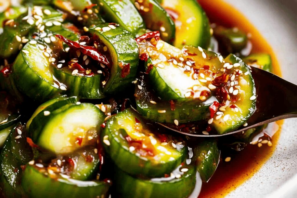 Spicy Asian Cucumber Salad Recipe