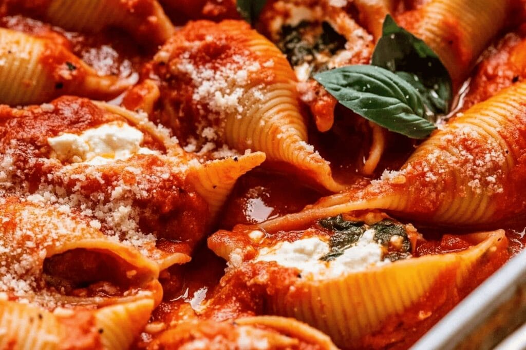 Spinach Ricotta Stuffed Shells Recipe