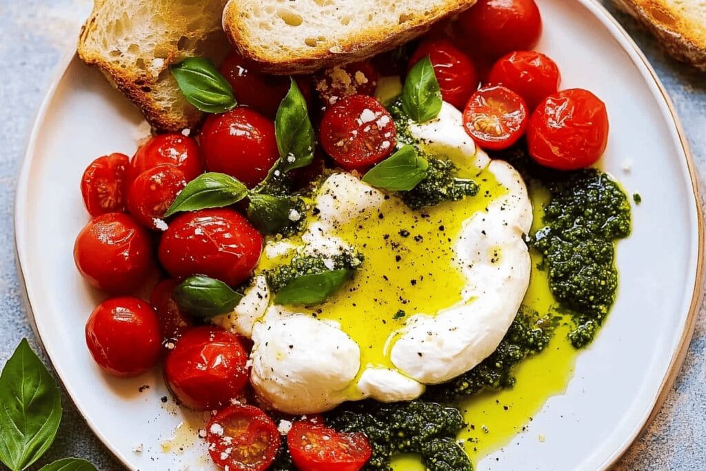 Tomato Burrata Salad Recipe Delight