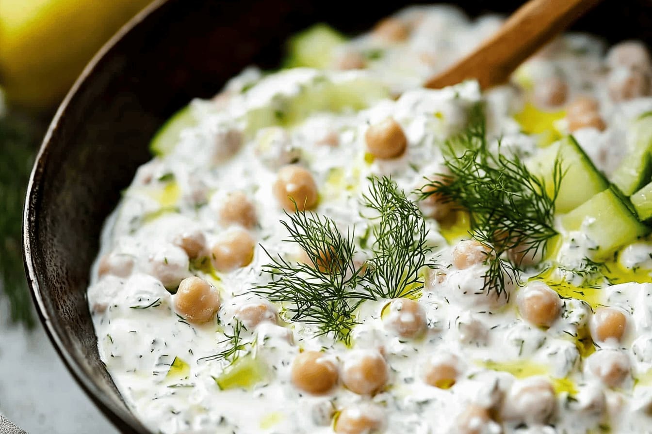 Tzatziki Chickpea Salad Recipe