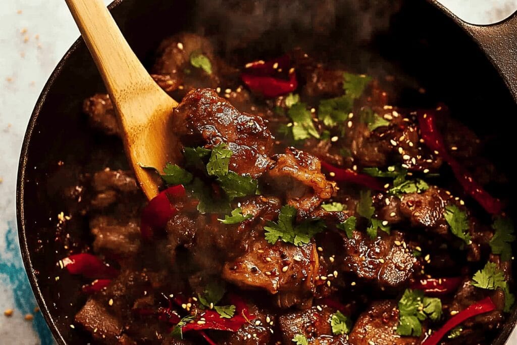 Xinjiang Cumin Lamb Stir Fry Recipe