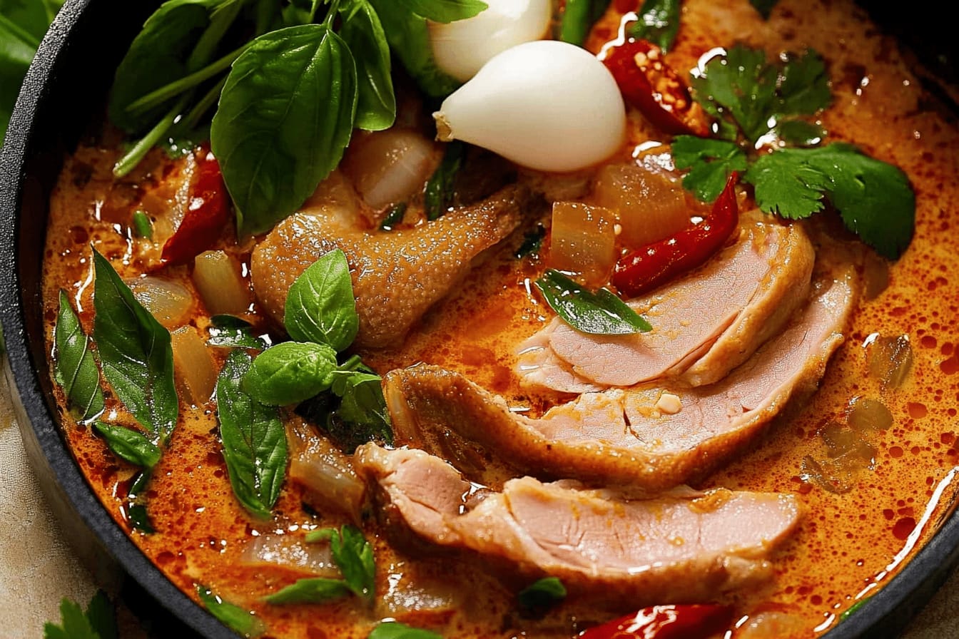 Authentic Thai Red Duck Curry Recipe