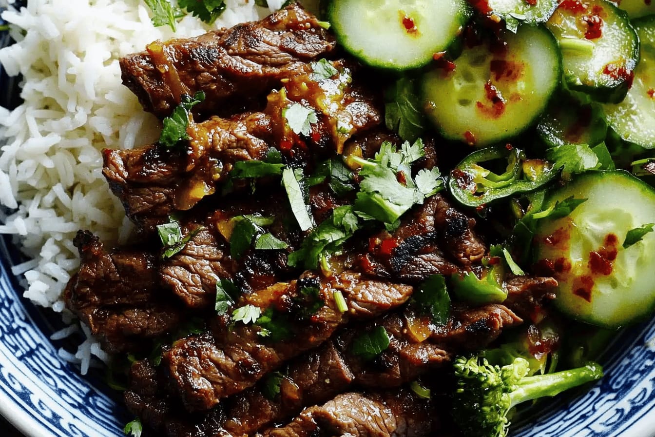 Garlic Black Pepper Beef Skewers Recipe