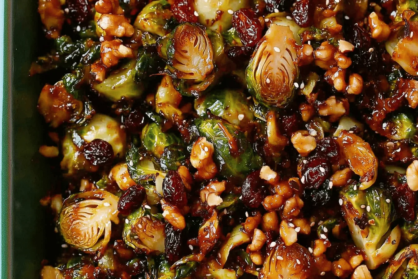 Gochujang Butter Brussels Sprouts Recipe