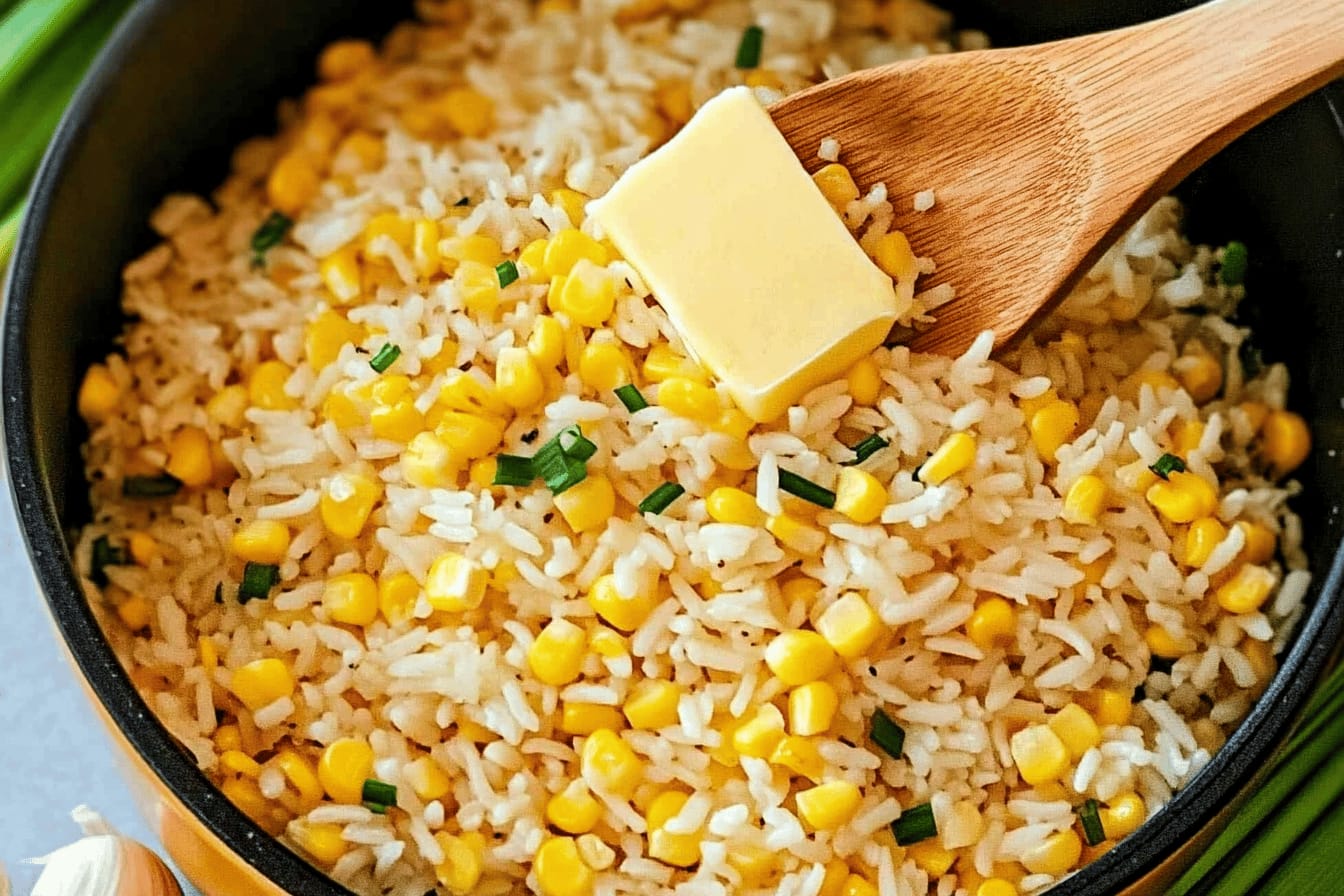 Hot Buttered Corn Rice Recipe Delight