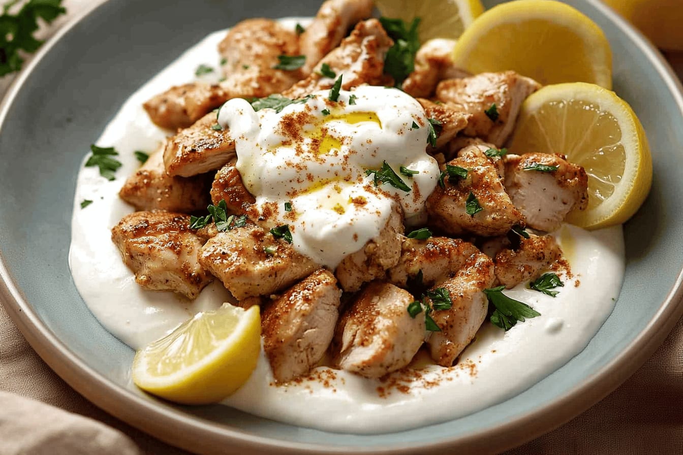 Lebanese Lemon Garlic Chicken Recipe