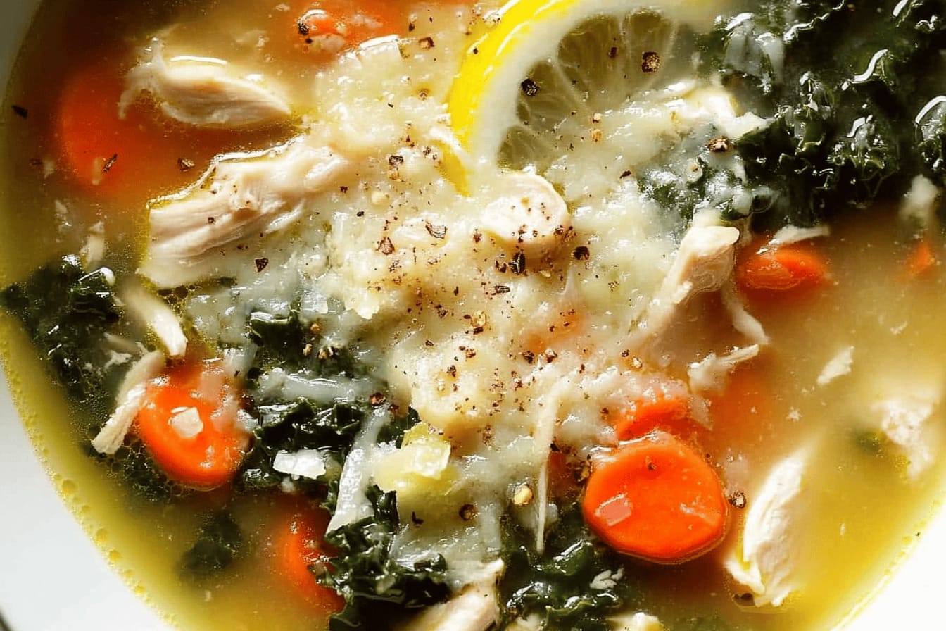 Lemon Rosemary Chicken Soup Recipe