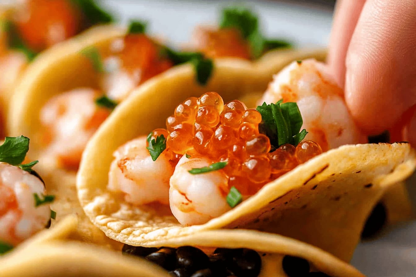 Prawn Cocktail Mini Tacos Recipe