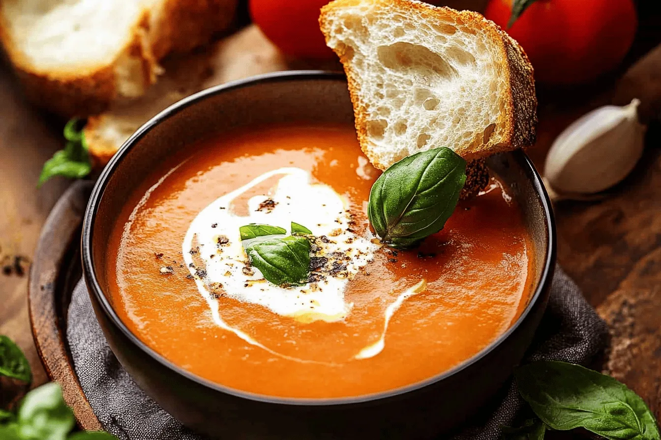 Smoky Roasted Tomato Soup Recipe Delight