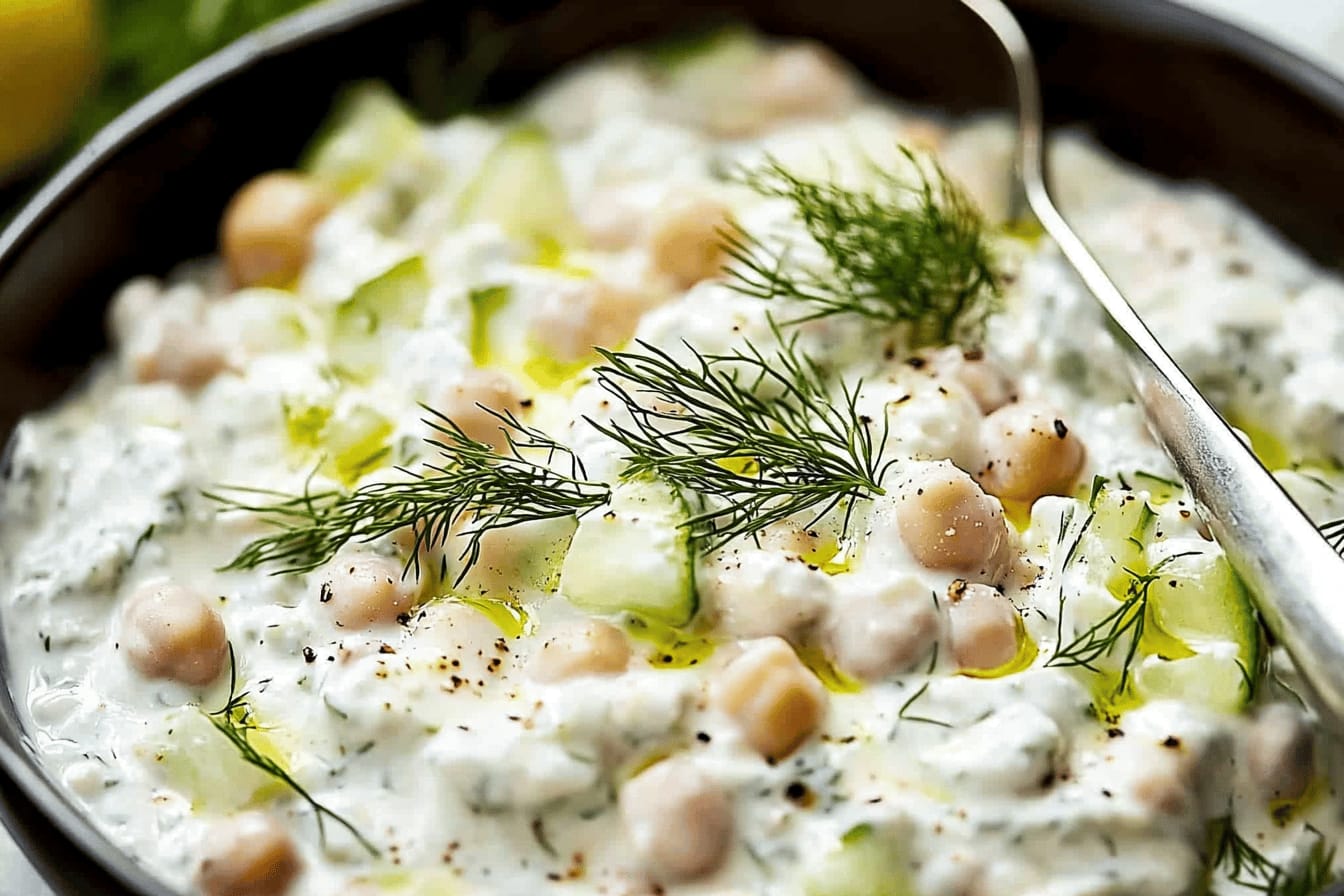 Tzatziki Chickpea Salad Recipe