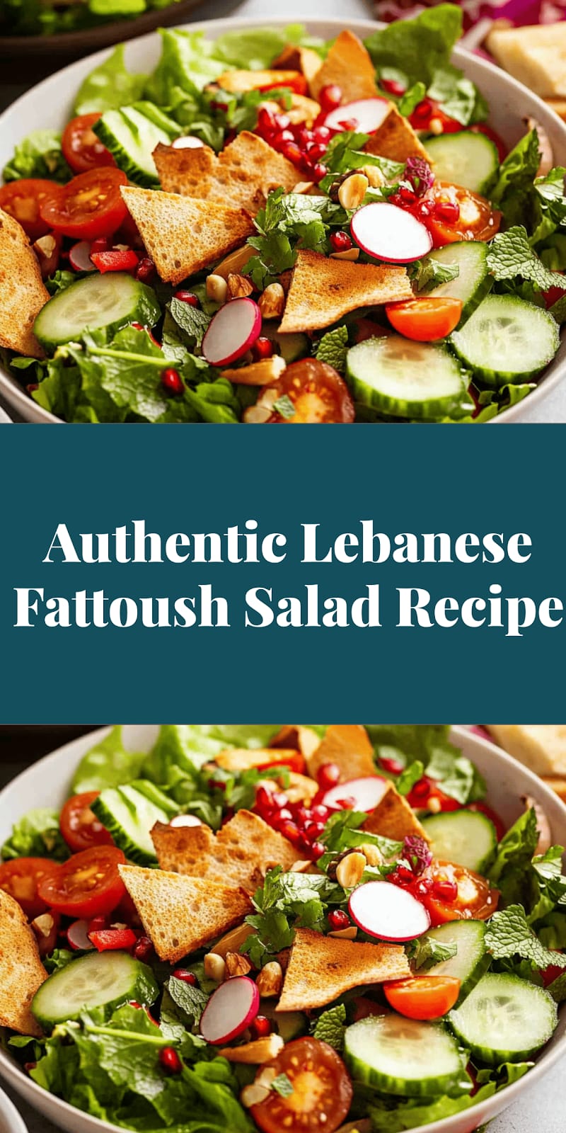 Authentic Lebanese Fattoush Salad Recipe