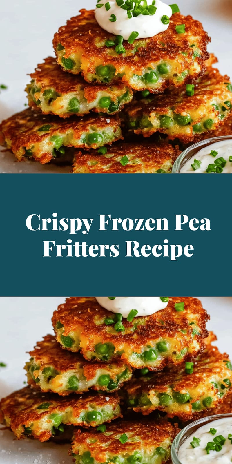 Crispy Frozen Pea Fritters Recipe