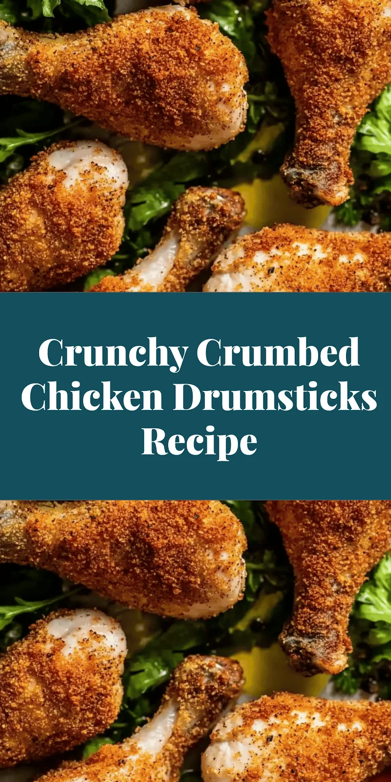 Crunchy Crumbed Chicken Drumsticks Recipe