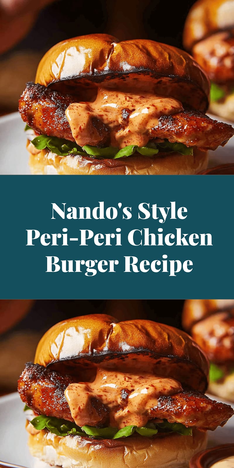 Nando's Style Peri-Peri Chicken Burger Recipe