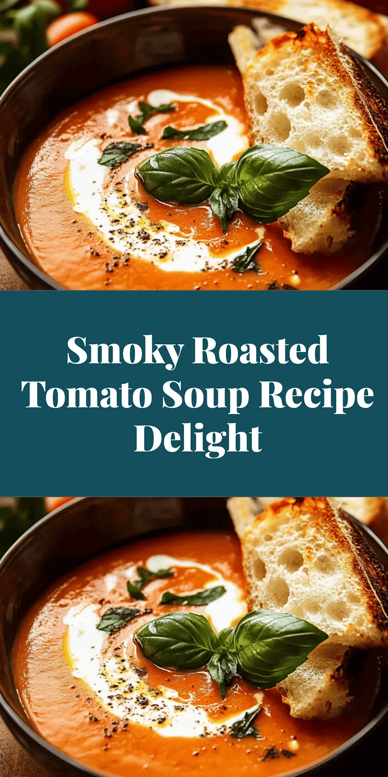 Smoky Roasted Tomato Soup Recipe Delight