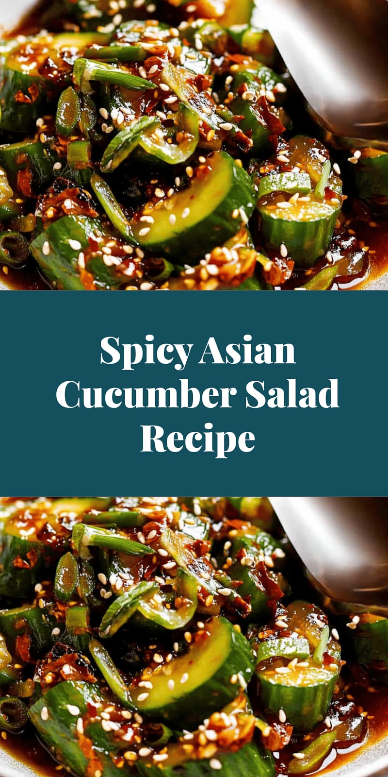 Spicy Asian Cucumber Salad Recipe