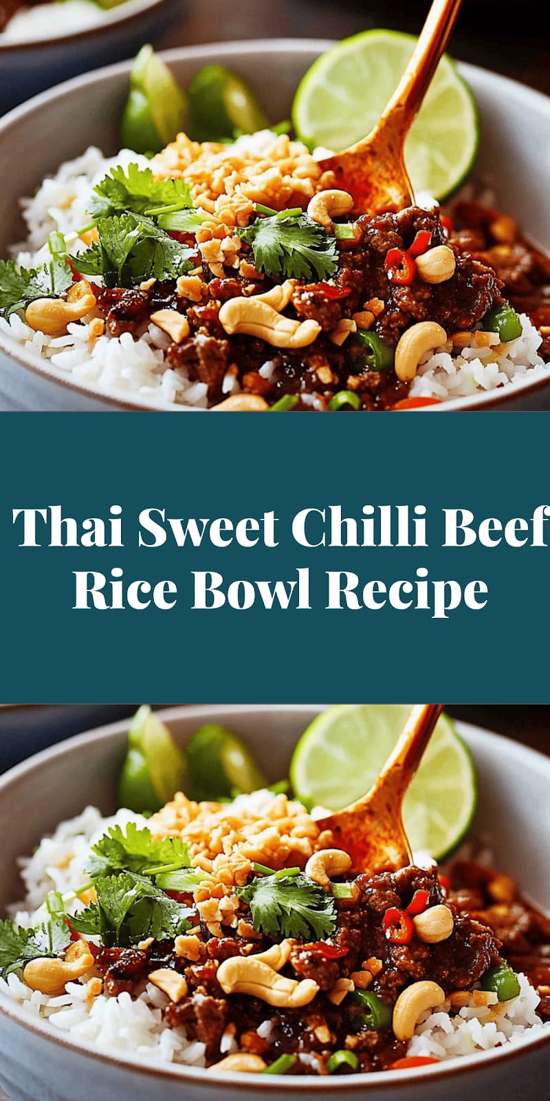 Thai Sweet Chilli Beef Rice Bowl Recipe