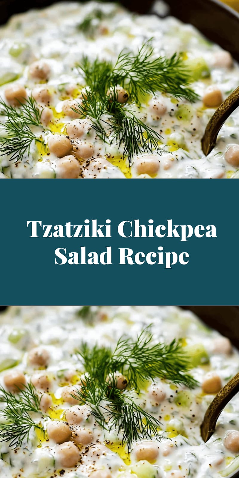Tzatziki Chickpea Salad Recipe