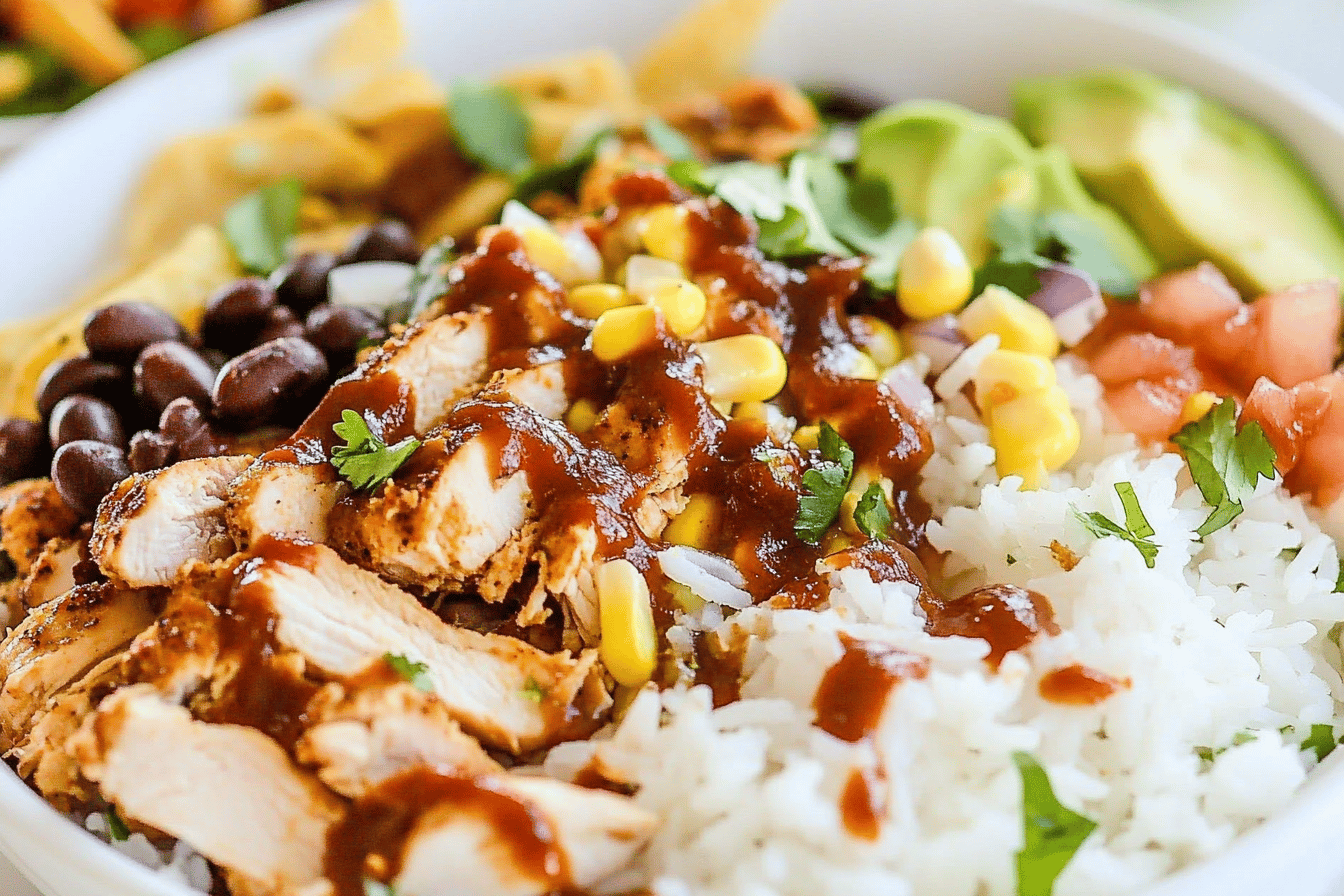 BBQ Chicken Bowls for Easy Family Meals