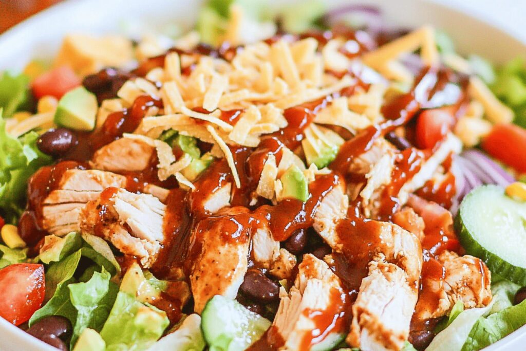 BBQ Ranch Chicken Salad Recipe