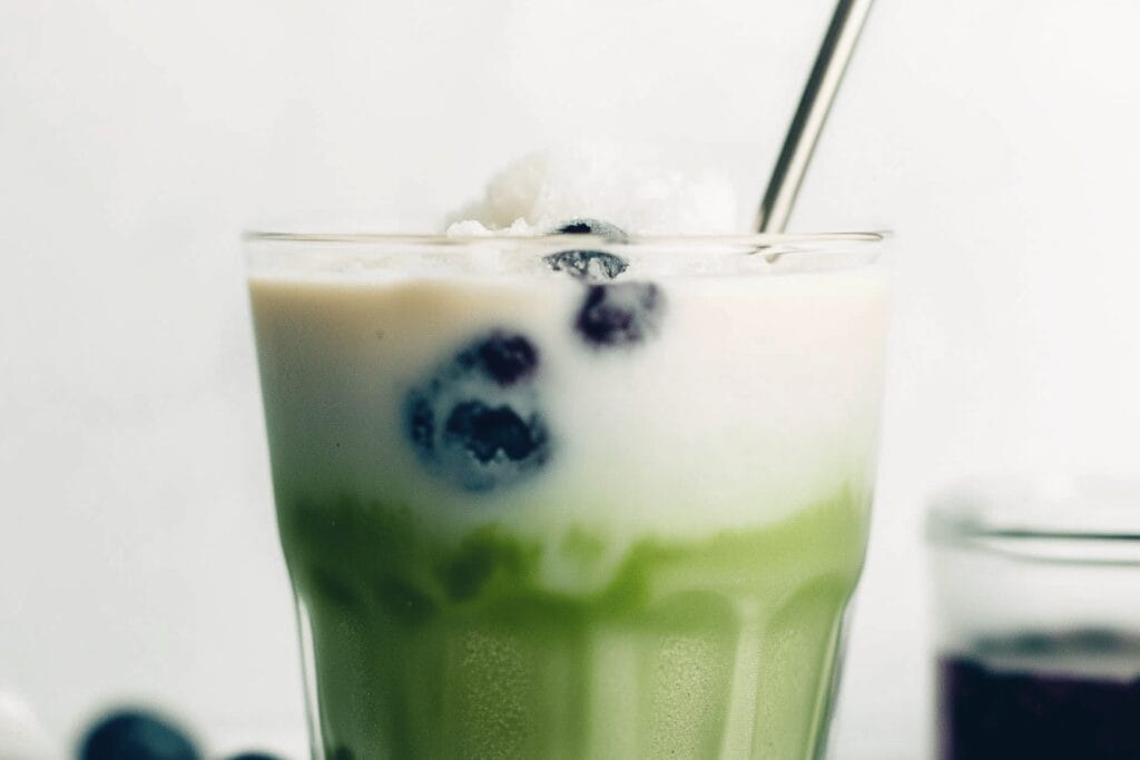 Blueberry Matcha Latte Recipe to Refresh You