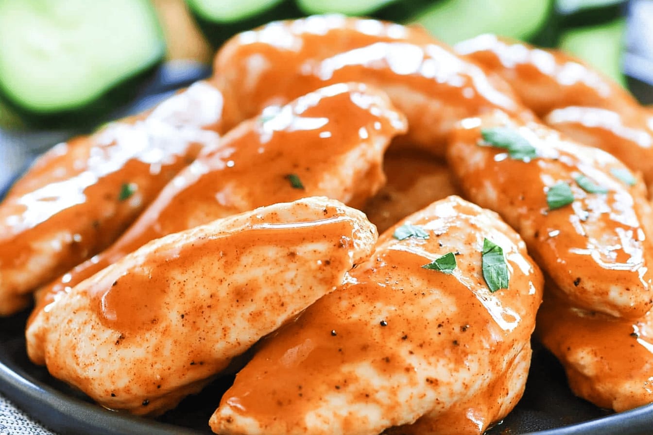 Buffalo Chicken Tenders without Breading Recipe