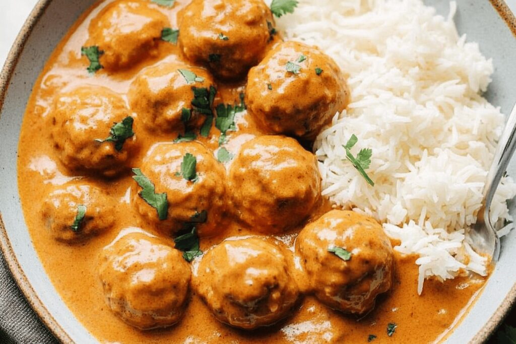 Butter Chicken Meatballs Recipe You’ll Love