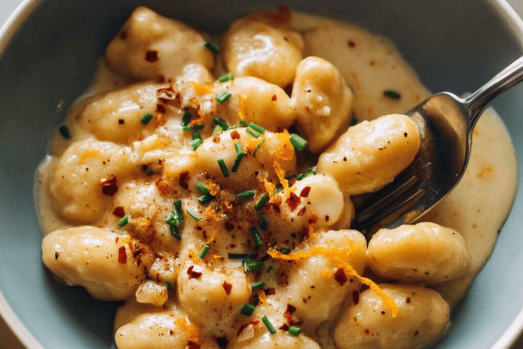 Cauliflower Orange Gnocchi Recipe Delight