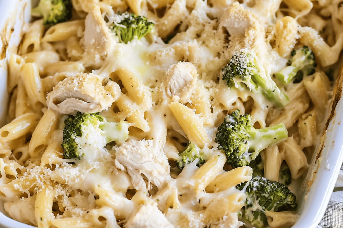 Chicken Broccoli Alfredo Bake Recipe Delight