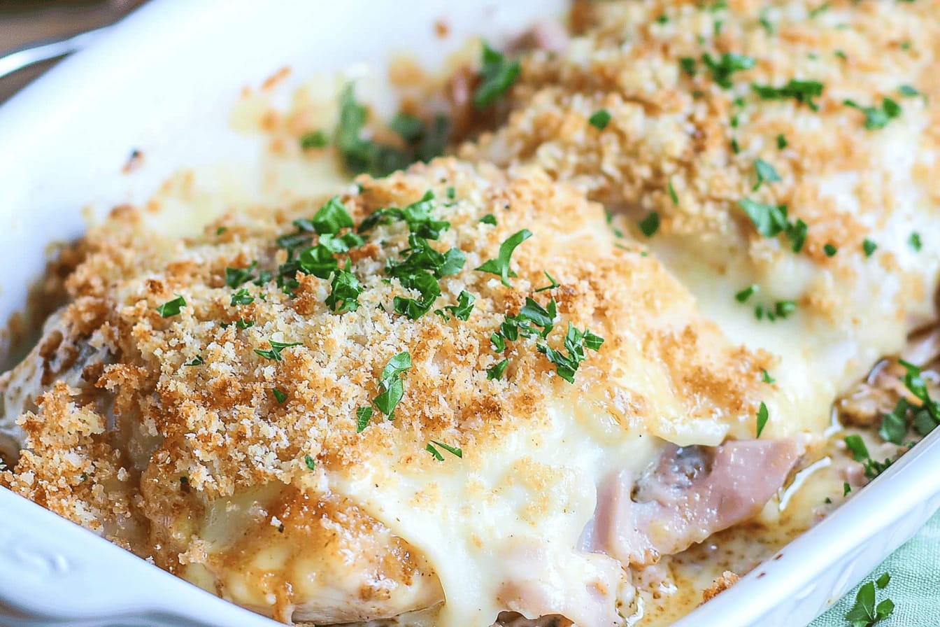 Chicken Cordon Bleu Casserole Recipe Delight